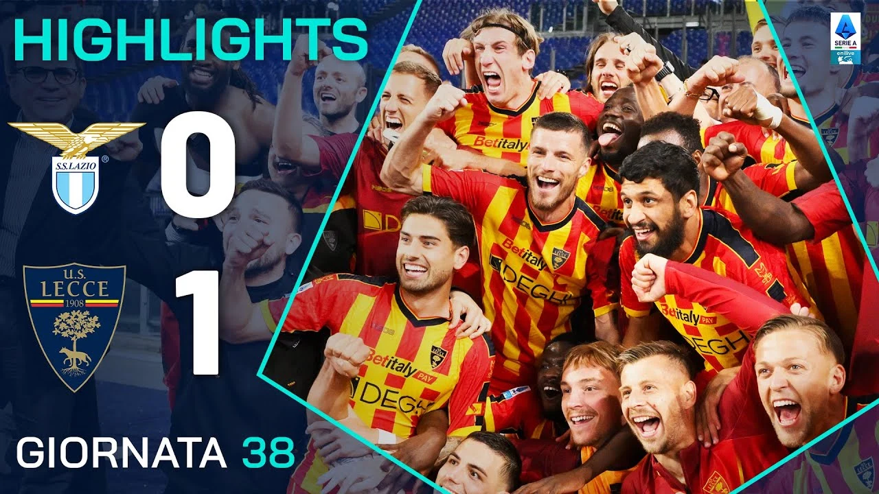 Lecce batte la Lazio e si salva: Coulibaly sigla il goal che assicura la permanenza in Serie A
